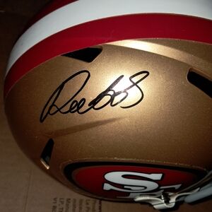 Gold Football Helmet